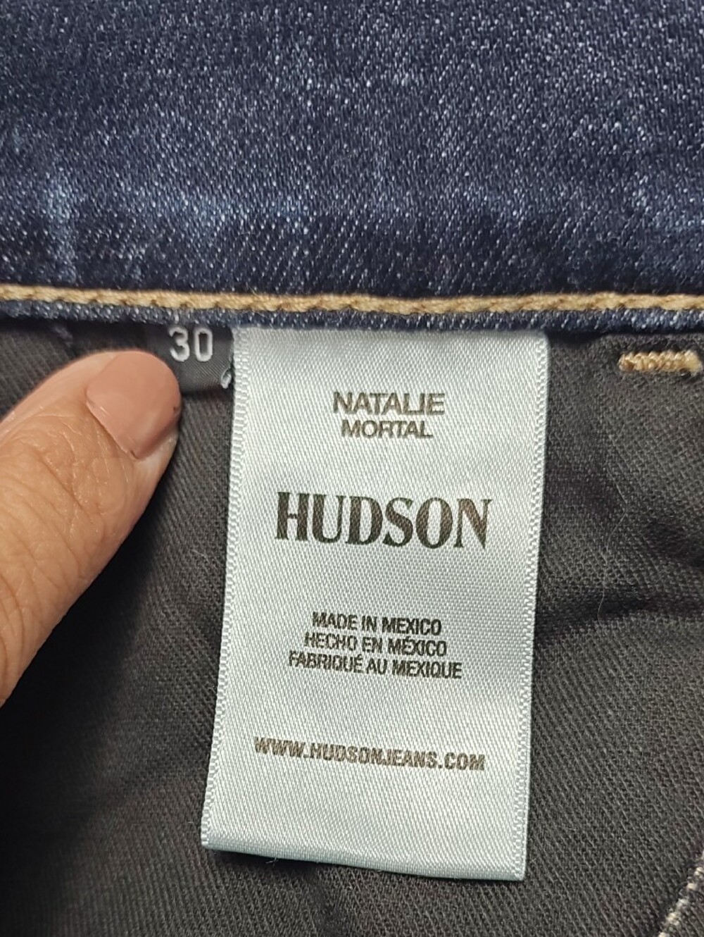 Hudson Natalie Skinny Jeans Size 30 - Picture 5 of 12